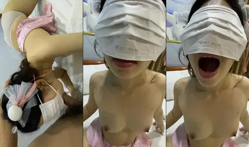 Bé nữ sinh cực phẩm tập bú cu mà xuất tinh vào miệng em nuốt ngon lành